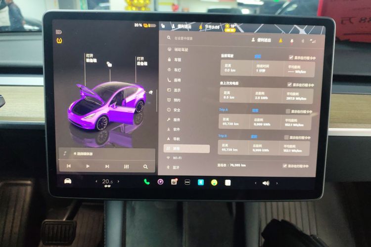 特斯拉 Model Y 2022款 长续航全轮驱动版中控内饰16