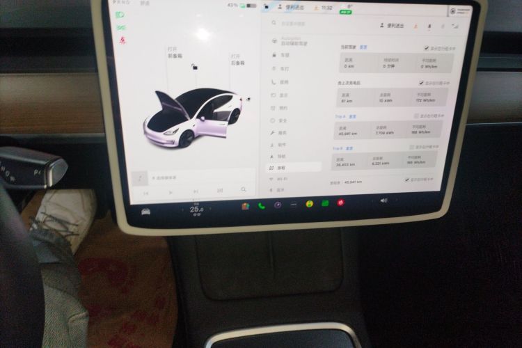 特斯拉 Model 3 2021款 标准续航后驱升级版 3D6中控内饰16