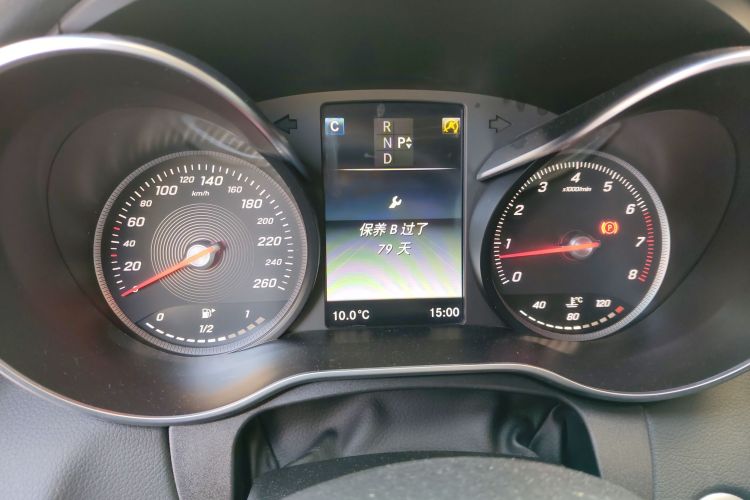 奔驰C级 2016款 C 200 L 运动型中控内饰14