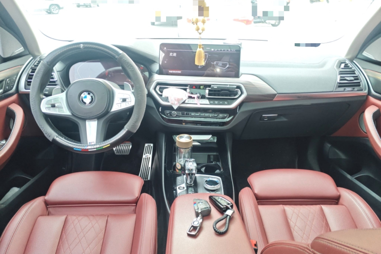 宝马X3 2022款 改款二 xDrive30i 领先型 M曜夜套装中控内饰12