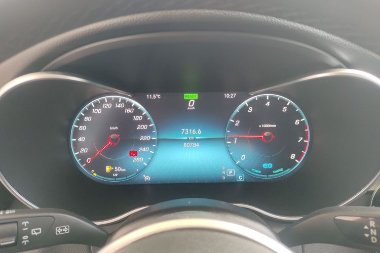 奔驰C级(进口) 2019款 C 260 旅行轿车中控内饰14