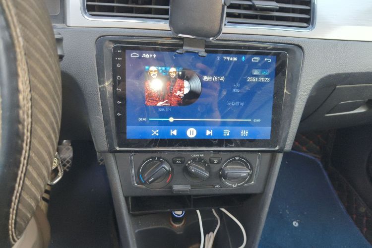 大众 桑塔纳 2015款 浩纳 1.6L 自动舒适型中控内饰16