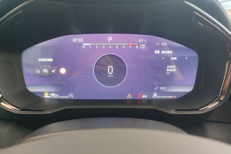 领克01 2021款 2.0TD 四驱暗夜版中控内饰14