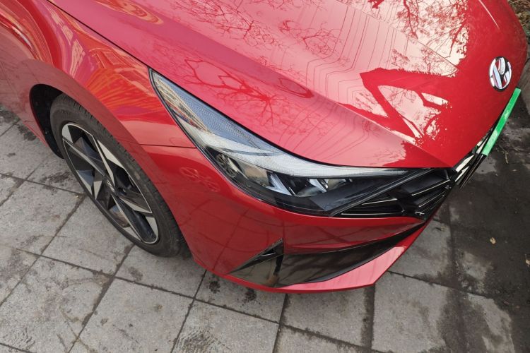 现代 伊兰特 2021款 1.5L CVT GLX精英版车身外观8