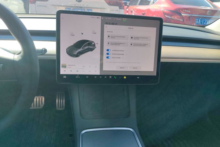 特斯拉 Model 3 2021款 Performance高性能全轮驱动版中控内饰16