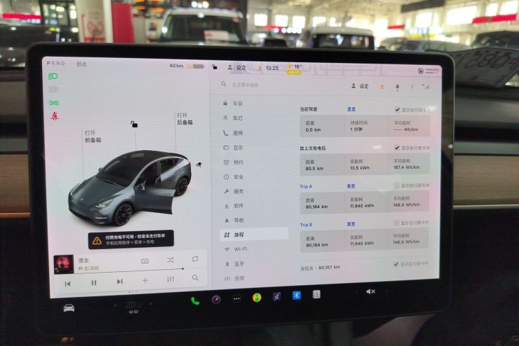 特斯拉 Model Y 2021款 长续航全轮驱动版中控内饰16