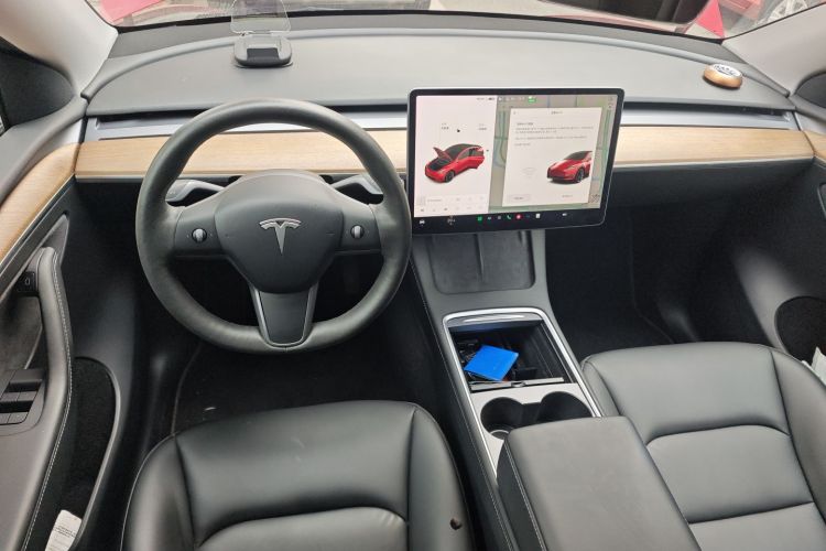 特斯拉 Model Y 2021款 长续航全轮驱动版中控内饰7002