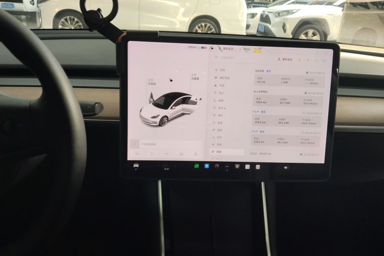 特斯拉 Model 3 2020款 长续航后轮驱动版中控内饰16