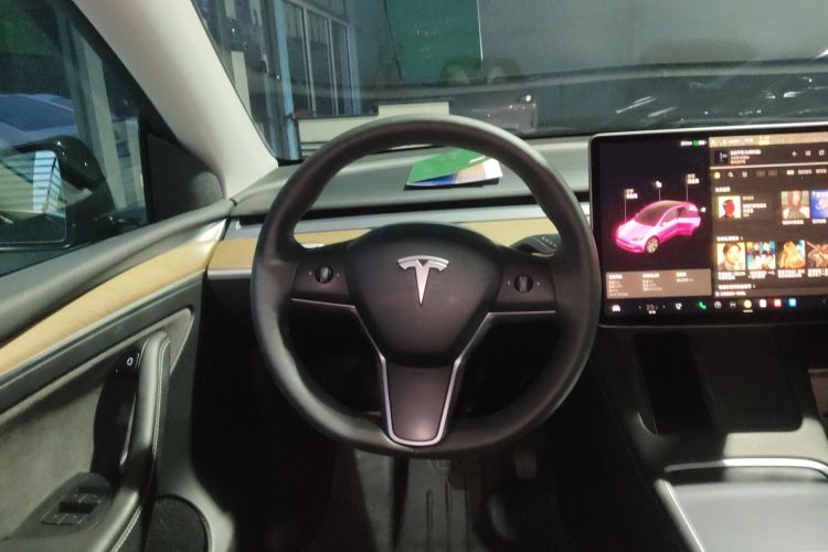 特斯拉 Model Y 2021款 长续航全轮驱动版中控内饰13
