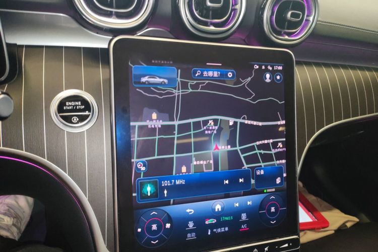 奔驰C级 2023款 改款 C 260 L 运动版中控内饰16