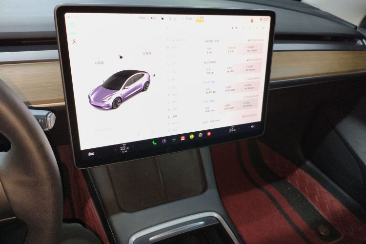 特斯拉 Model 3 2021款 标准续航后驱升级版 3D6中控内饰16