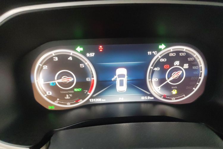 红旗HS7 2021款 2.0T DCT两驱智联旗畅版中控内饰14