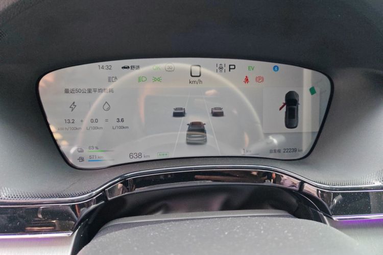 比亚迪 唐新能源 2025款 DM-i 115KM 旗舰型中控内饰14