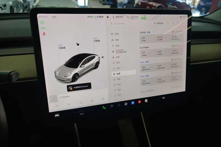 特斯拉 Model 3(进口) 2019款 标准续航后驱升级版(60度)中控内饰14