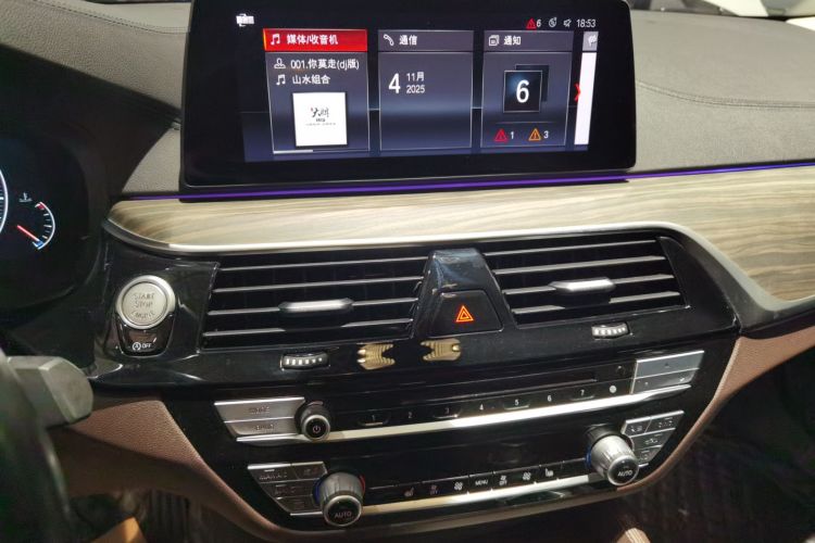 宝马5系 2019款 530Li 领先型 豪华套装中控内饰16