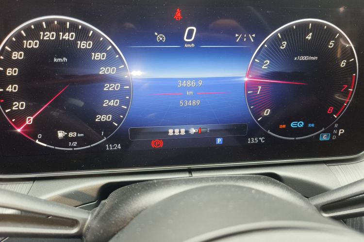 奔驰C级 2022款 改款 C 260 L 运动版中控内饰15