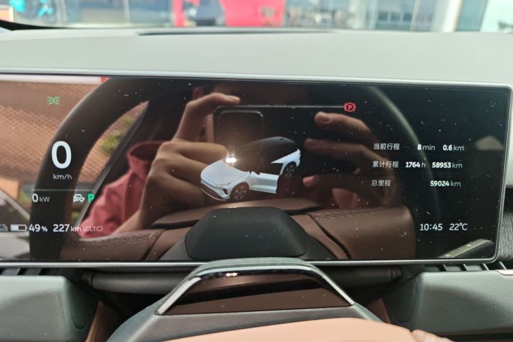 蔚来ES8 2024款 75kWh中控内饰14