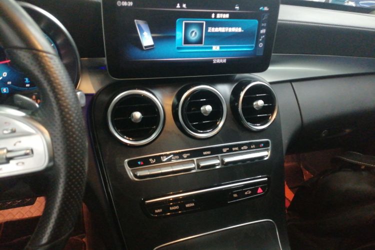 奔驰C级 2021款 C 200 L 时尚型运动版中控内饰16