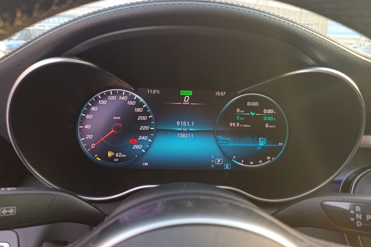 奔驰C级 2020款 C 260 L 运动版中控内饰14