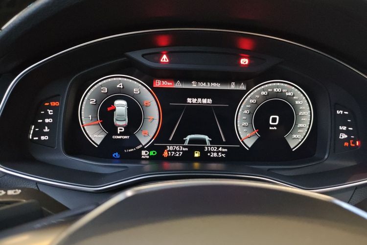 奥迪A7L 2022款 55 TFSI quattro S-line 志远型流晶套装局部细节14