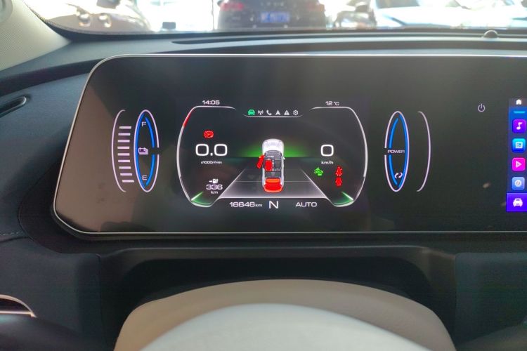 欧拉好猫 2022款 莫兰迪版 400km标准续航 豪华型 磷酸铁锂中控内饰14