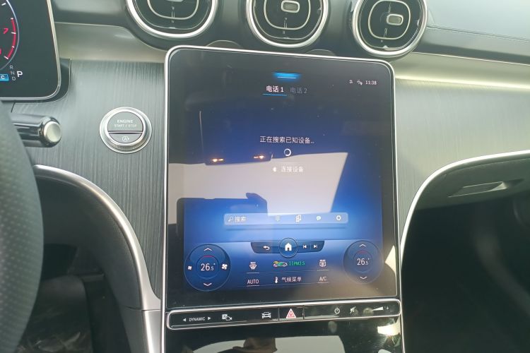 奔驰C级 2022款 改款 C 200 L 运动版中控内饰16