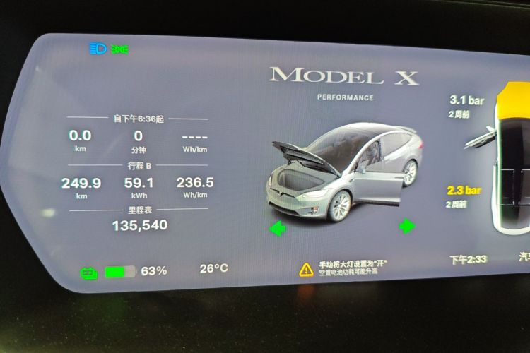 特斯拉 Model X 2019款 Performance 高性能版中控内饰14