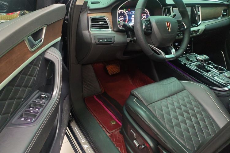 红旗HS7 2022款 3.0T 自动四驱智联旗畅版 五座中控内饰20