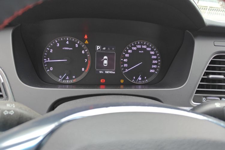 现代 索纳塔 2017款 1.6T GLS智能型中控内饰14