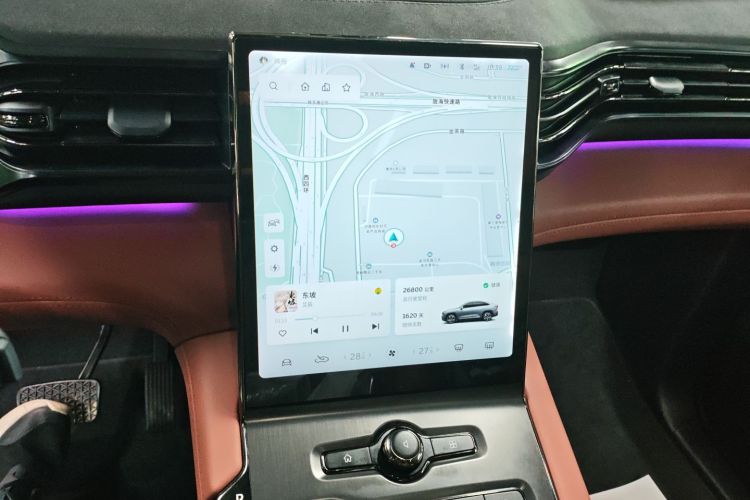 蔚来EC6 2020款 605KM 运动版中控内饰16