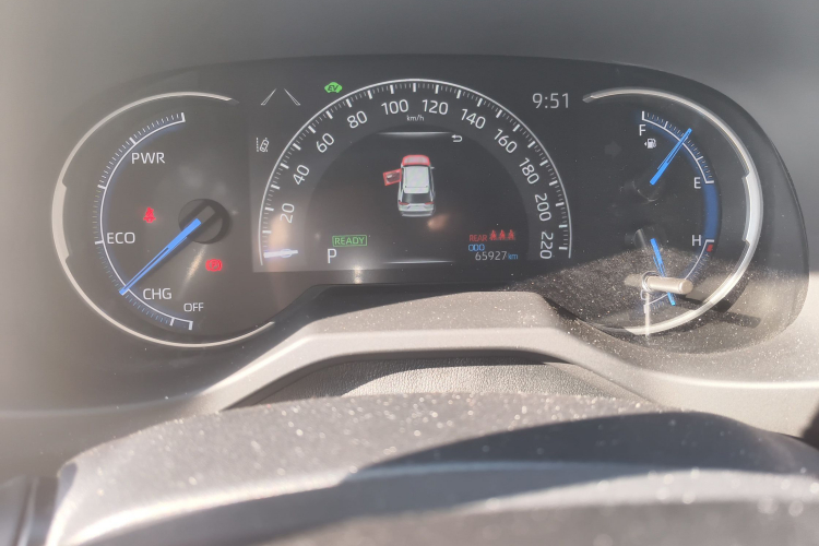 丰田 RAV4荣放 2020款 双擎 2.5L E-CVT四驱精英PLUS版中控内饰15