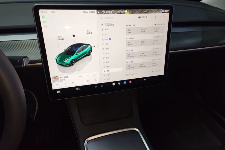 特斯拉 Model 3 2022款 后轮驱动版中控内饰16
