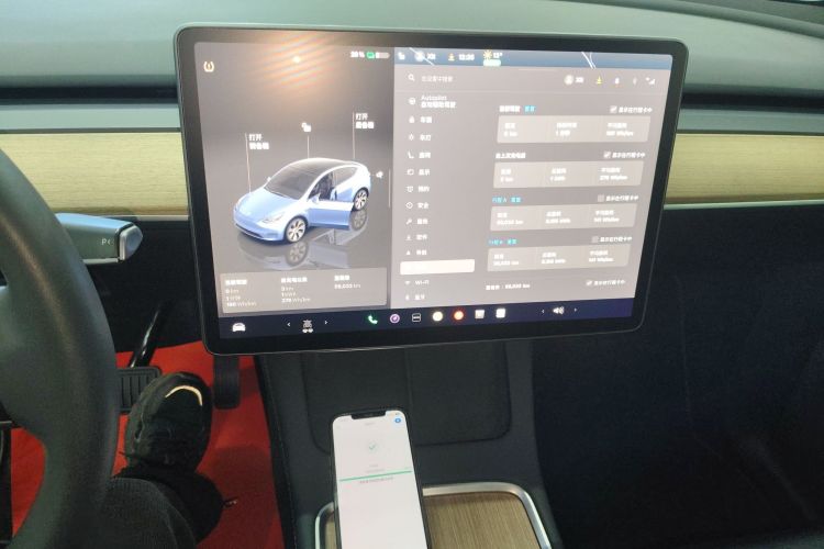 特斯拉 Model Y 2022款 改款 后轮驱动版中控内饰16