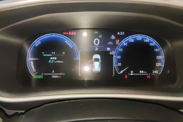 丰田 锋兰达 2023款 2.0L 智能电混双擎 尊贵版中控内饰14