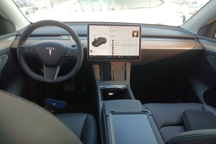特斯拉 Model Y 2021款 长续航全轮驱动版 3D7中控内饰7002