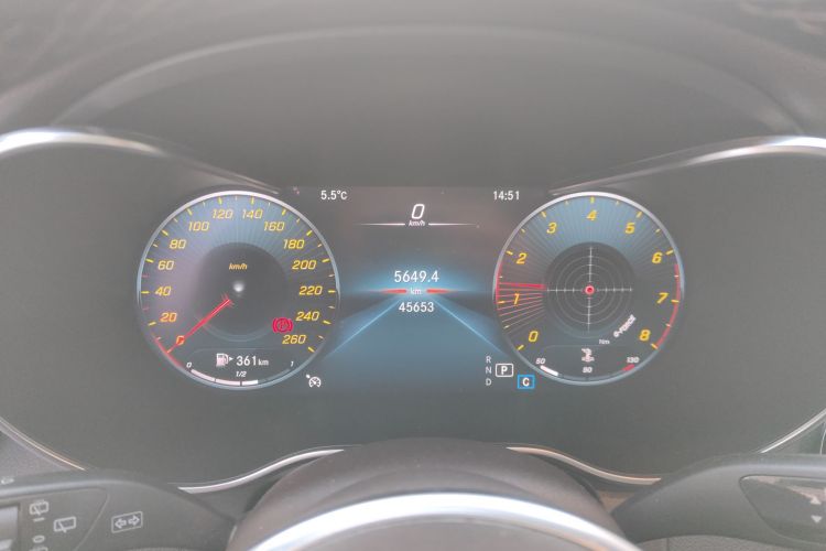 奔驰GLC 2020款 改款 GLC 260 L 4MATIC 豪华型中控内饰14