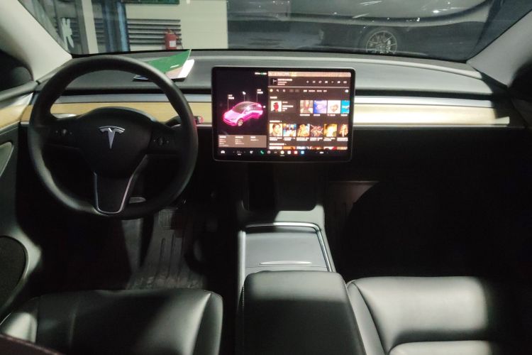 特斯拉 Model Y 2021款 长续航全轮驱动版中控内饰12