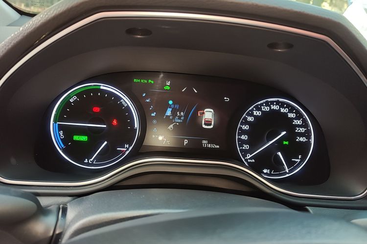 丰田 亚洲龙 2019款 双擎 2.5L XLE尊贵版 国VI中控内饰14