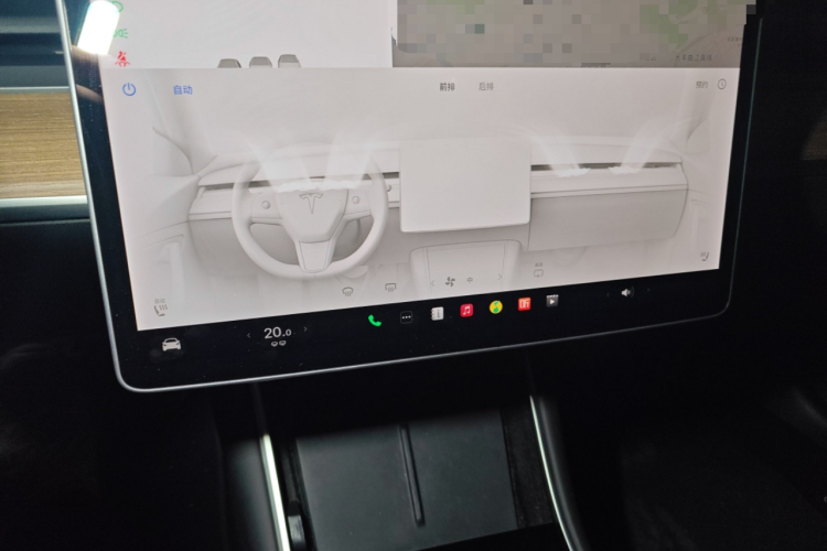 特斯拉 Model 3 2020款 改款 长续航后轮驱动版中控内饰16