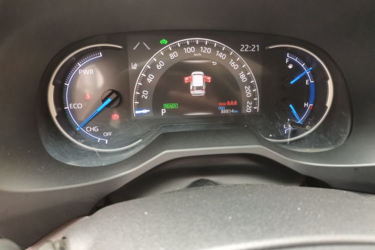 丰田 RAV4荣放 2020款 双擎 2.5L E-CVT四驱旗舰版中控内饰15