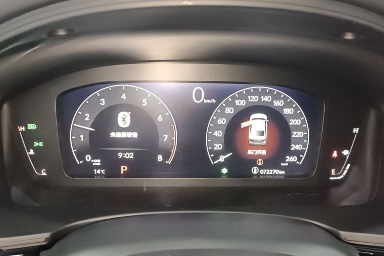 本田 思域 2023款 240TURBO CVT劲势版中控内饰14
