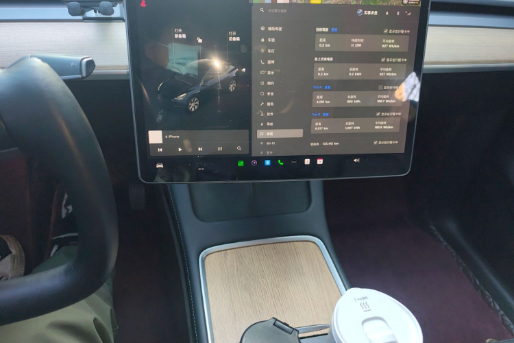 特斯拉 Model Y 2021款 长续航全轮驱动版中控内饰16