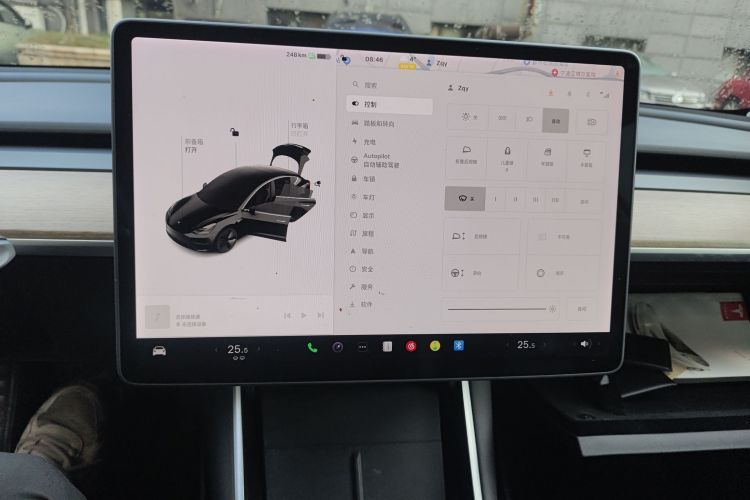 特斯拉 Model 3 2020款 改款 标准续航后驱升级版中控内饰14