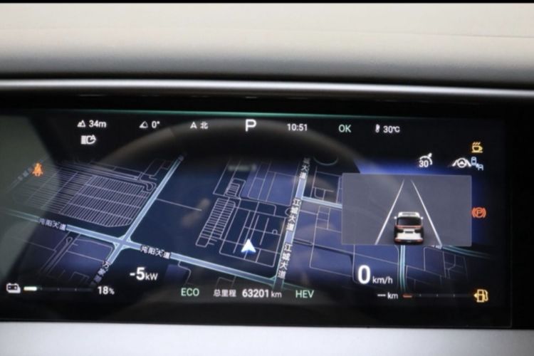 腾势D9 2022款 DM-i 970 四驱旗舰型中控内饰14