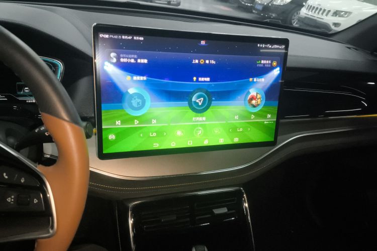 比亚迪 唐新能源 2021款 EV 长续航版尊荣型中控内饰16