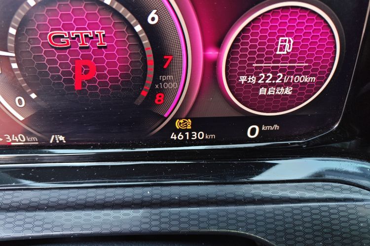 大众 高尔夫GTI 2021款 改款 380TSI DSG GTI中控内饰15